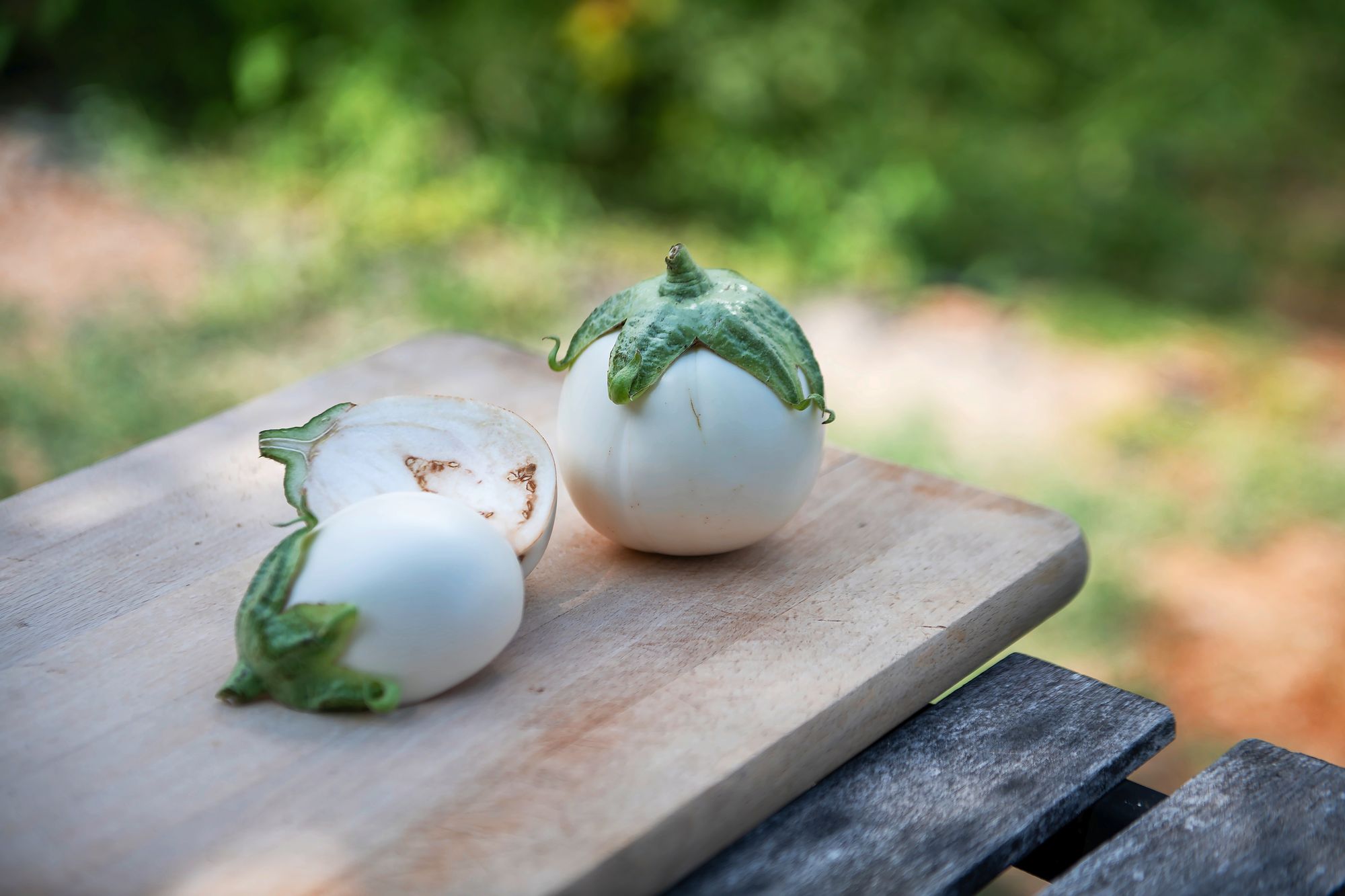 L’aubergine blanche, délicate déclinaison d’un classique de l’été
